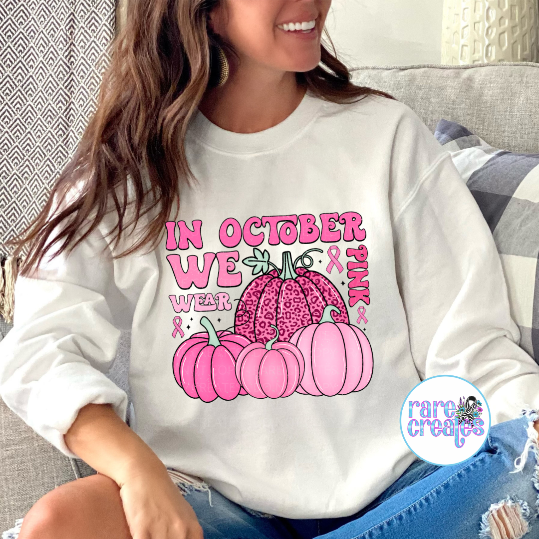 In October We Wear Pink Distressed